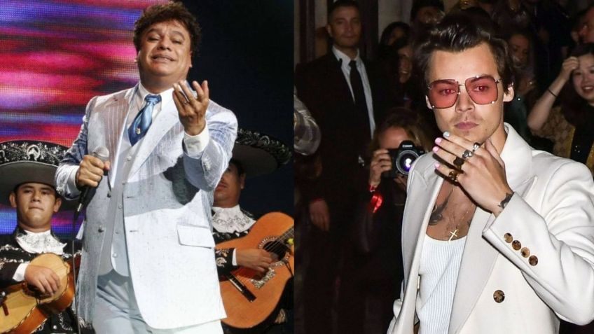 Harry Styles roba el estilo de JUAN GABRIEL en los Grammys; aquí están las PRUEBAS | FOTOS