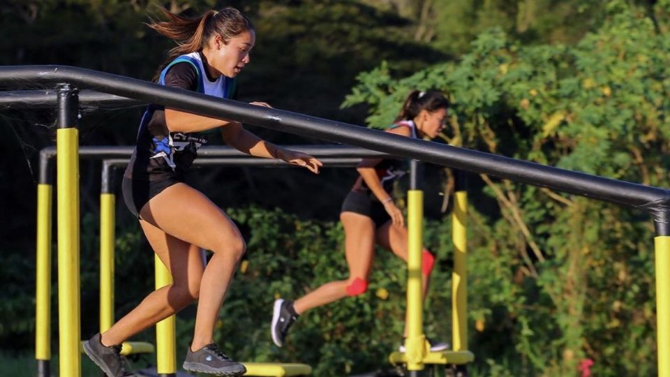 Evelyn Guijarro se enfrentó a Casandra en la batalla final. Foto: Exatlón México