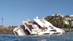 Así quedó un yate que chocó contra piedras gigantes en Ixtapa-Zihuatanejo: VIDEO