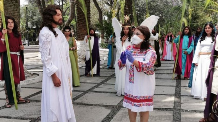 Por segundo año, representación de la Semana Santa en Iztapalapa será sin gente para evitar contagios: Clara Brugada