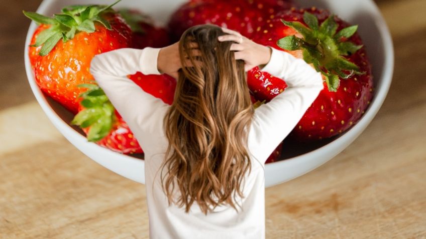 ¡Efectiva! Detén la caida del cabello con esta mascarilla natural de FRESAS