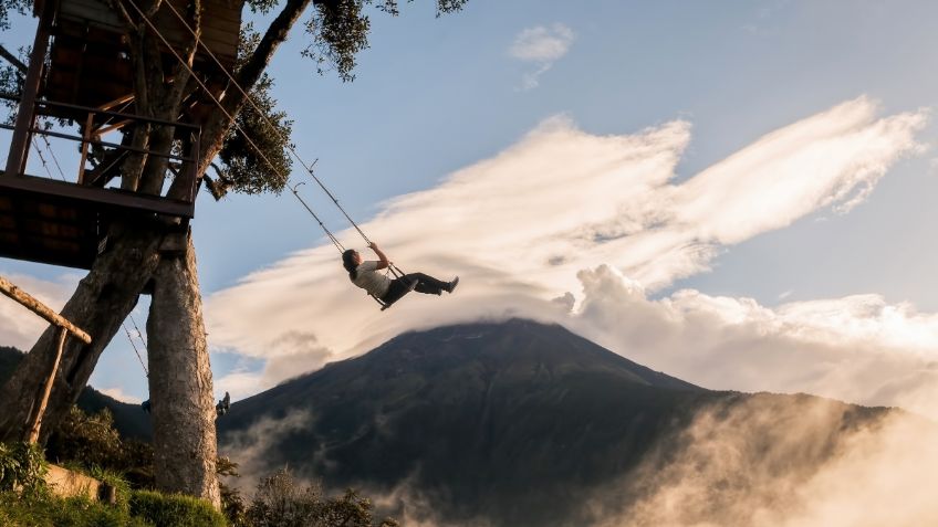 Conoce el COLUMPIO SUSPENDIDO de Oaxaca que solo los más valientes montan