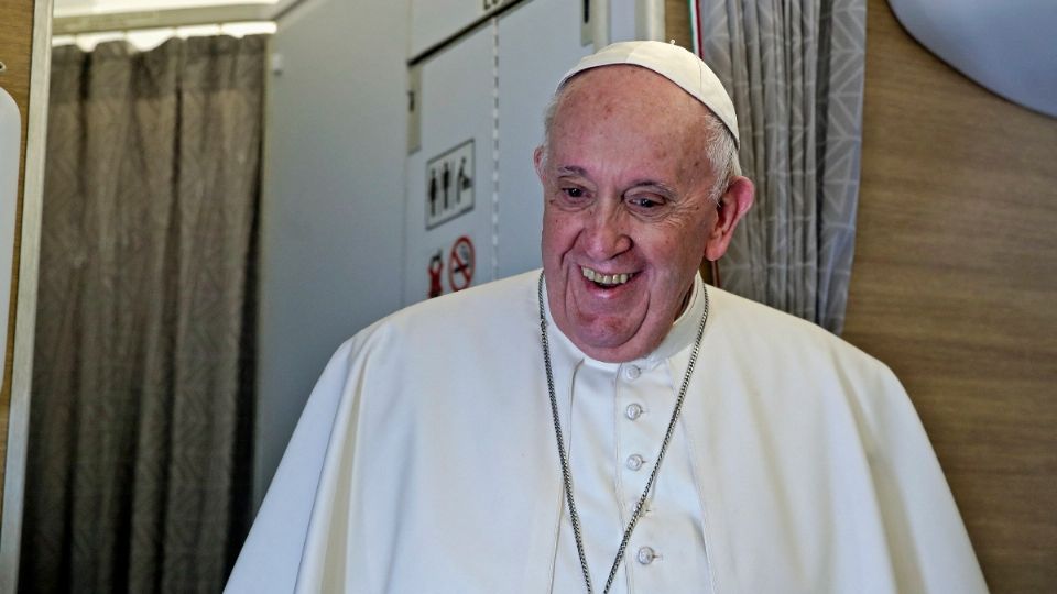 El Papa Francisco habló sobre la pandemia durante el Domingo de Ramos 
FOTO: AFP