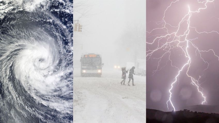 ¿Tormentas del FIN del MUNDO? Prevén feroces tornados, fuerte lluvia y hasta caída de HIELO en EU