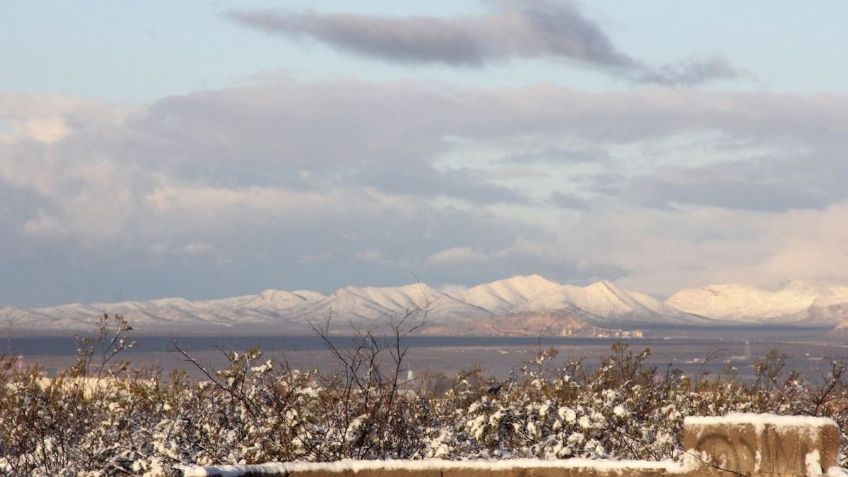 Clima Sonora: Prevén caída de nieve en el norte del estado por nuevo frente frío 