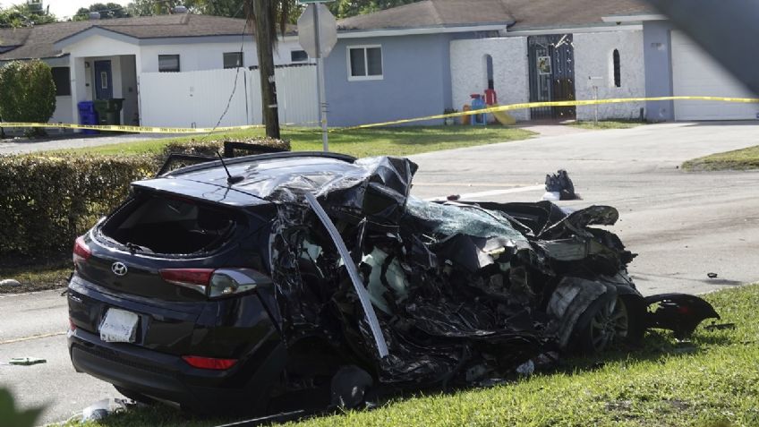 MUERE niño de 4 años en HORRIBLE choque de Florida; viajaba en coche que se PRENDIÓ en llamas