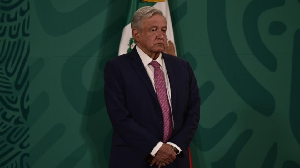 El presidente López Obrador desde su conferencia matutina. Foto: Daniel Ojeda