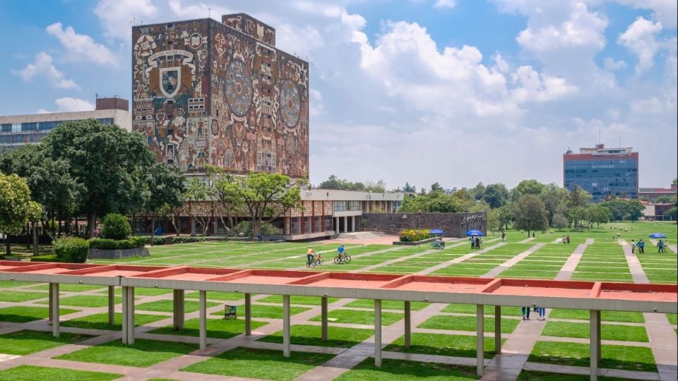 Imagen del campus central de la UNAM en Ciudad Universitaria. Foto: UNAM