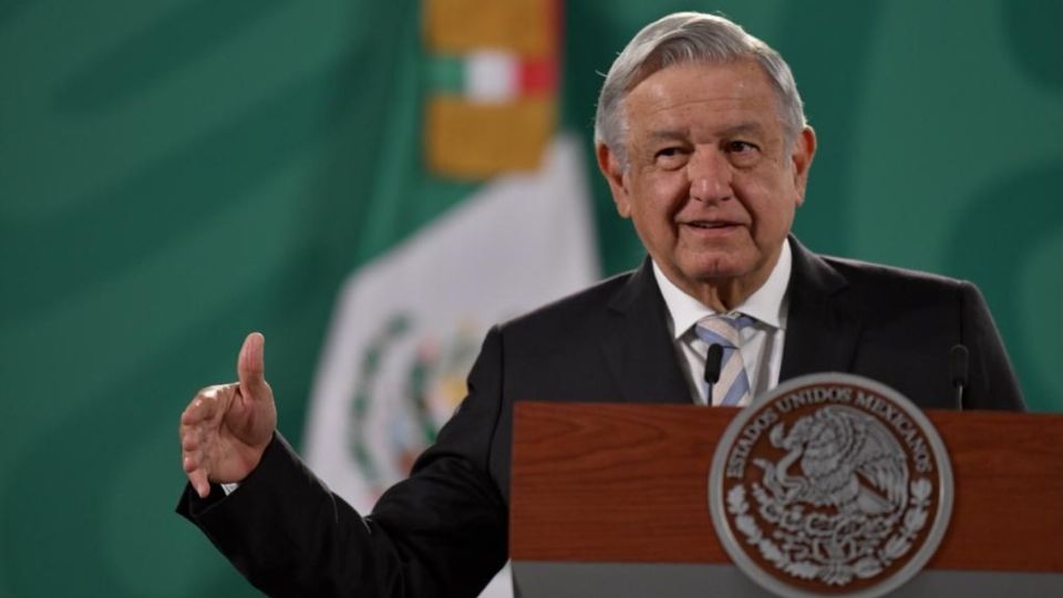 El presidente López Obrador desde la conferencia matutina. Foto: Guillermo O’Gam