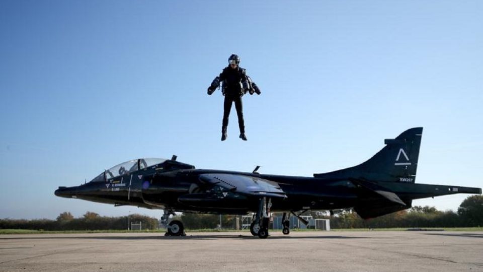 Jet suit de Gravity Industries. Foto: REUTERS