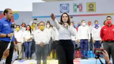 Rinde protesta Gloria Núñez como candidata de la alianza PRI-PAN-PRD en Nayarit