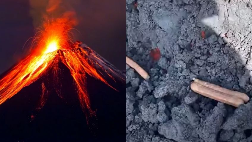 VIDEO VIRAL: ¡De locos! Turistas suben a la cima de un volcán para asar salchichas en plena erupción