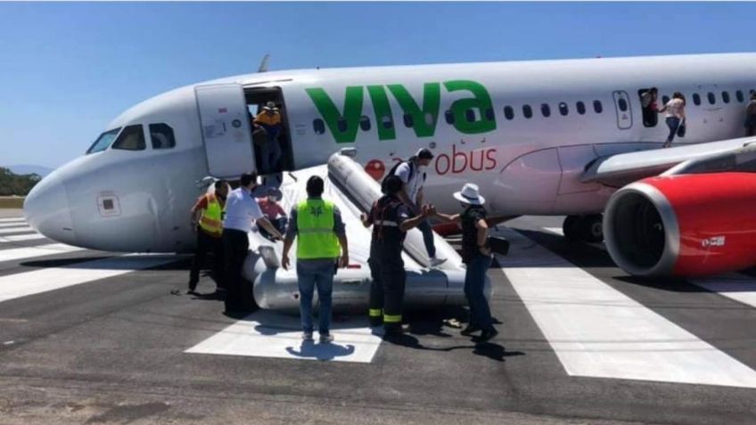 Avión de Viva Aerobús sufre accidente en aeropuerto de Puerto Vallarta VIDEO