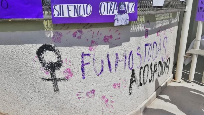 Así fue la protesta para exigir justicia por el feminicidio de Nicole en Tizayuca