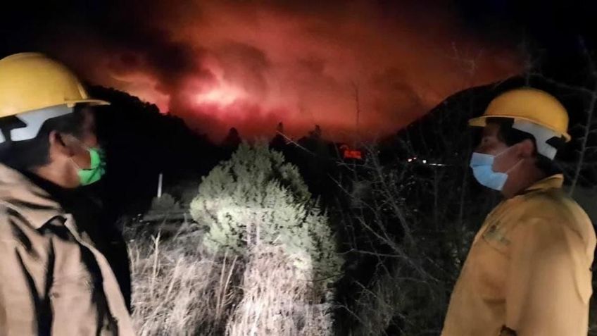 Van siete mil hectáreas dañadas por incendio en Coahuila y NL; tardarían un mes en apagarlo