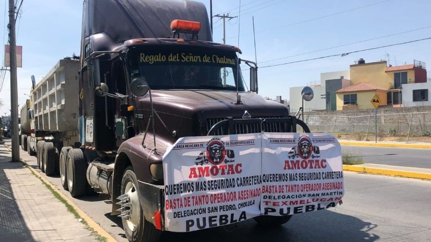 Puebla: Transportistas denuncian delincuencia y actos de corrupción