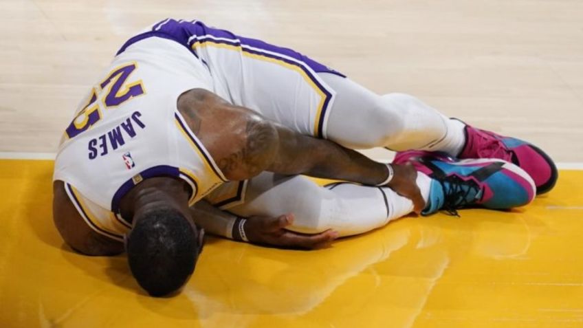 La terrible lesión de Lebron James que ¿podría dejarlo fuera de los Lakers? | VIDEO