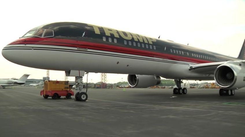 Avión personal de Donald Trump queda olvidado en aeropuerto de Nueva York por esta razón