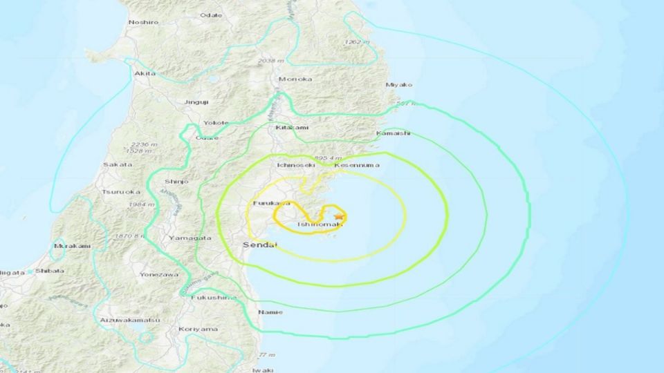 Las autoridades locales ordenaron la evacuación de unas 25 mil personas de los municipios de Shichigahama y Watari. FOTO: Twitter