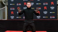 El “Canelo” se inmortaliza en Hollywood