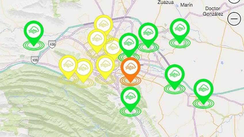 Calidad del aire MTY, 21 marzo: solo una estación tiene mala calidad