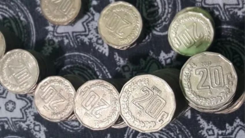 Ésta moneda de 20 centavos se vende en casi 7 MIL pesos, conoce sus características