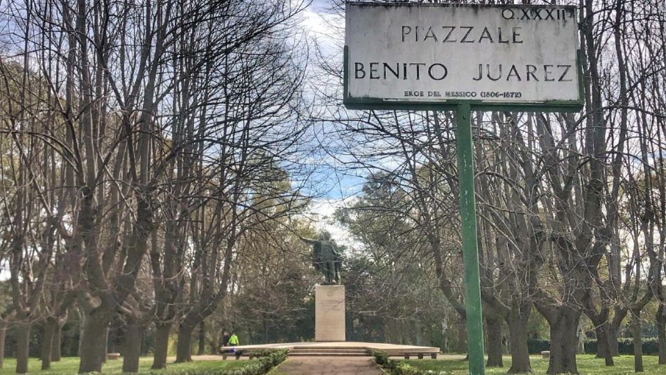 En Roma se encuentra la “Piazzale Benito Juarez”, en la que cada año se realiza un homenaje al Benemérito de la Américas. Foto: Pablo Esparza