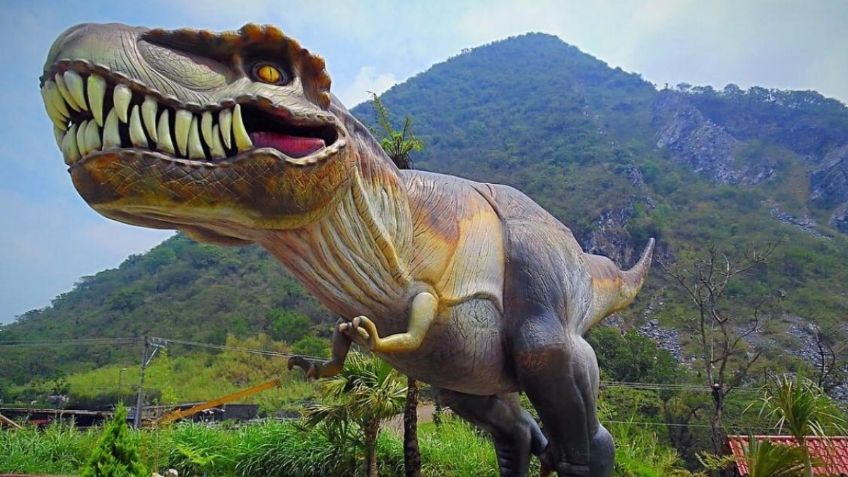 Antes de IztapaSauria, en Orizaba ya había un parque de dinosaurios: FOTOS