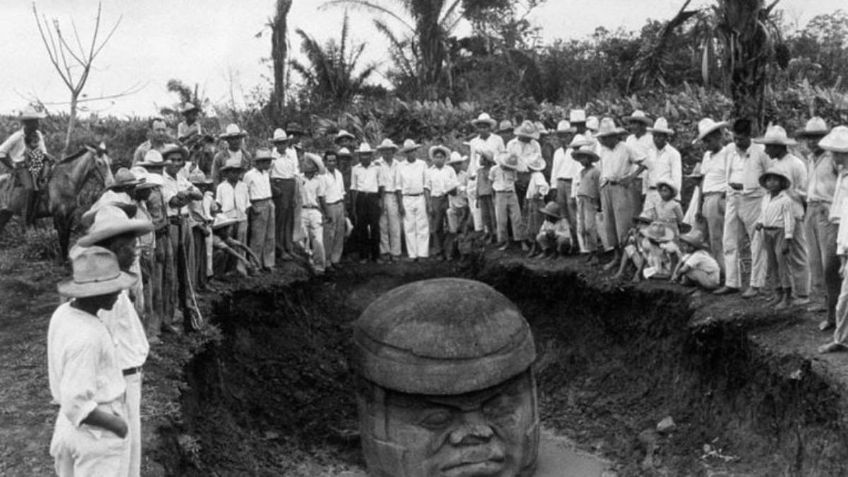 ¿Quién descubrió las impresionantes cabezas olmecas?