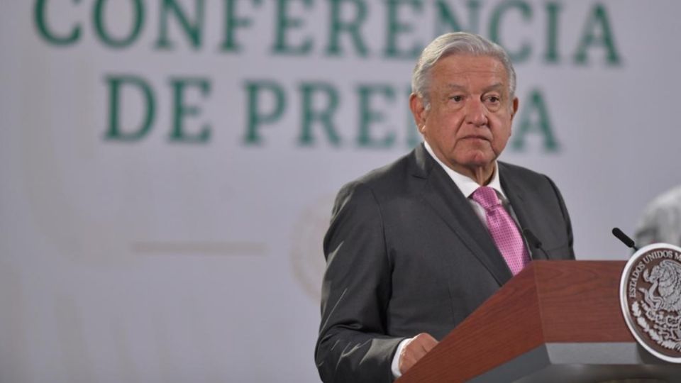 El presidente López Obrador desde la mañanera. Foto: Guillermo O’Gam