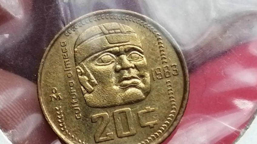 ¿Tienes esta moneda de 20 centavos? Puedes venderla en 7 MIL pesos por Internet