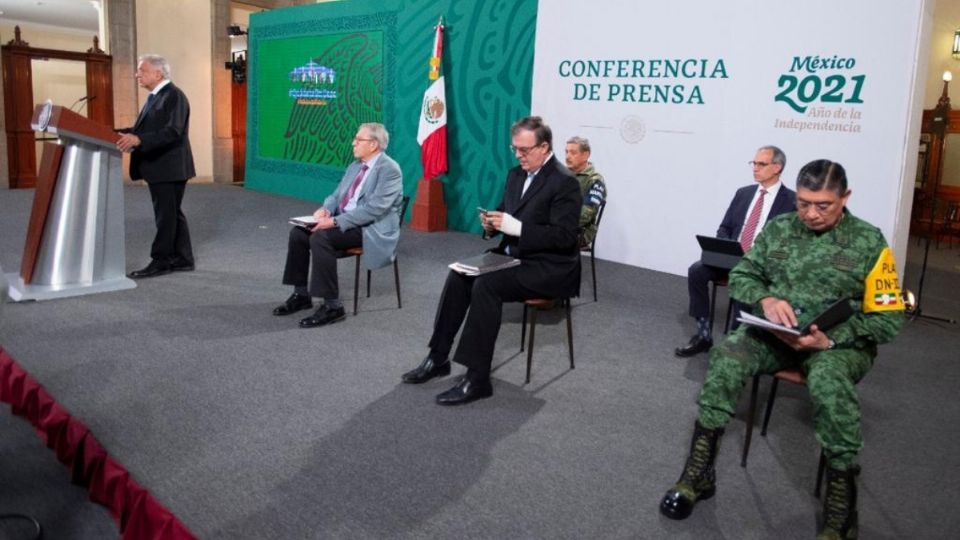 Conferencia matutina del presidente López Obrador. Foto: Presidencia