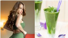 Yanet García revela la receta de su jugo verde para mantenerse en forma