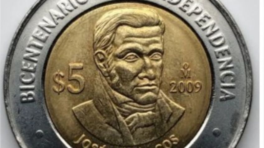 Esta moneda de 5 pesos del Bicentenario se vende en más de 3 MIL PESOS, aquí sus características