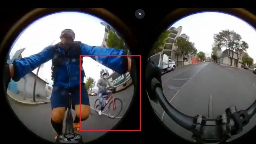 ¡Cuidado! Así es el modus operandi para robar bicicletas en marcha: Video