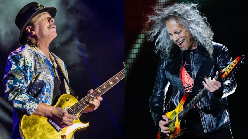 Carlos Santana confirma participación de Kirk Hammett, guitarrista de Metallica, en NUEVO ÁLBUM