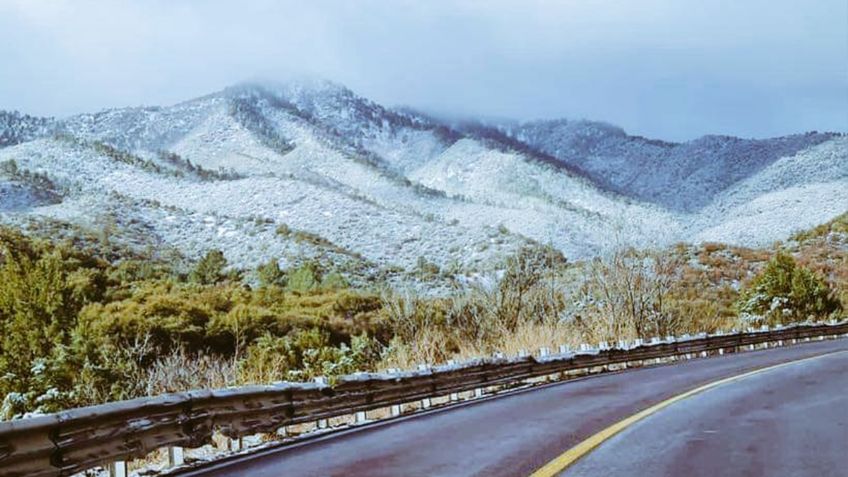 ¡En plena primavera cae nieve en municipios de Sonora!