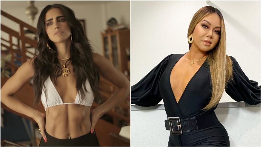 Bárbara de Regil le copia a Chiquis Rivera y posa desde la regadera; ¿quién se ve mejor?