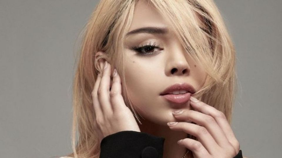 Danna Paola quedó enamorada de su dibujo. Foto: Instagram