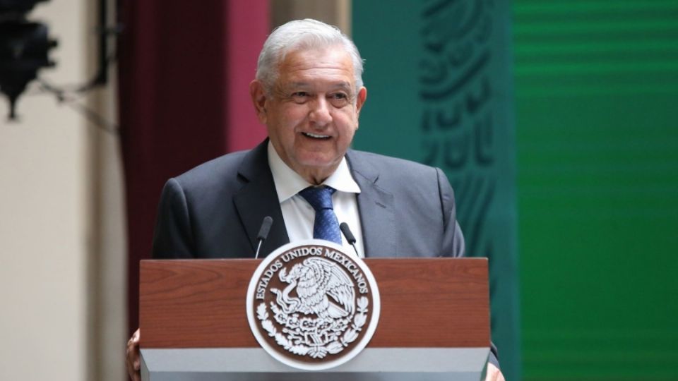 El presidente López Obrador en la Conferencia de Palacio Nacional 
FOTO: Cuartoscuro