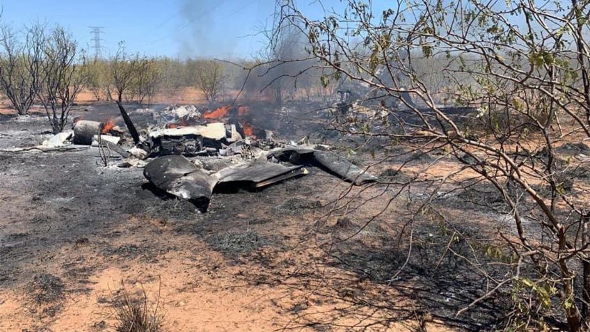 Sonora: Cuatro personas calcinadas deja avioneta desplomada en Hermosillo