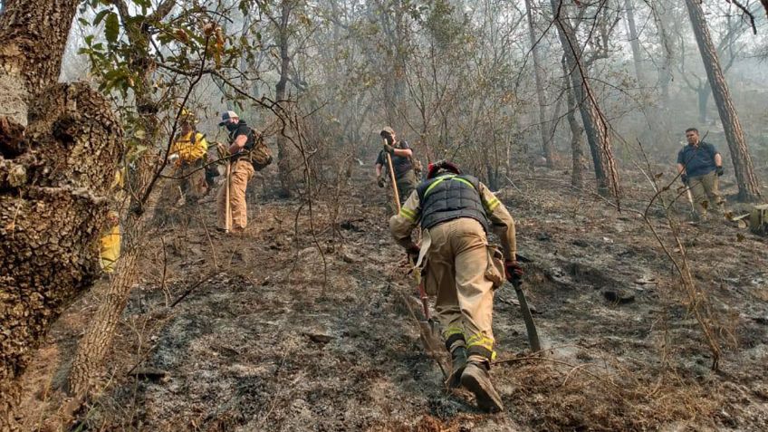 Habitantes pueden regresar a estas comunidades tras incendio en Nuevo León