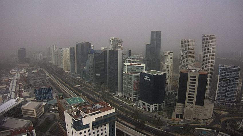 Tolvaneras oscurecen cielos de la CDMX y resto de la Megalópolis; calidad del aire es Extremadamente Mala: FOTOS+VIDEO