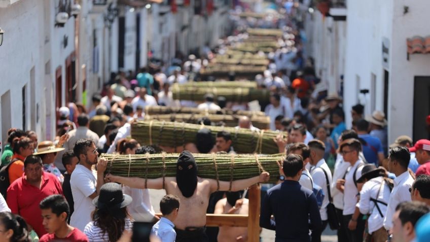 Encruzados de Taxco, la dolorosa tradición de Semana Santa en Guerrero: FOTOS