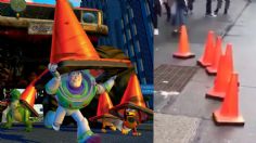 ¡Como en Toy Story 2! VIDEO muestra conos moviéndose como en la película