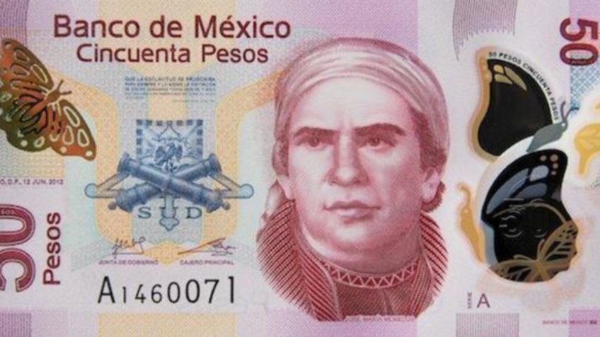 Así luce en persona esta famosa imagen del billete de 50 pesos