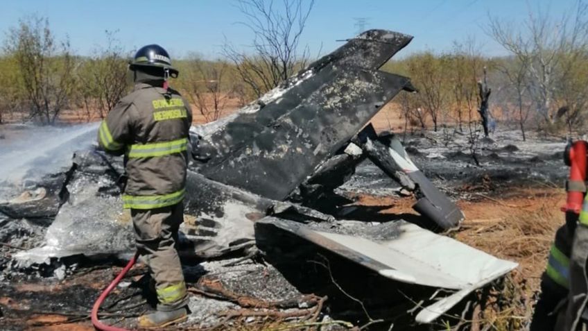 Seis muertos, el saldo del desplome de la avioneta en Nuevo León