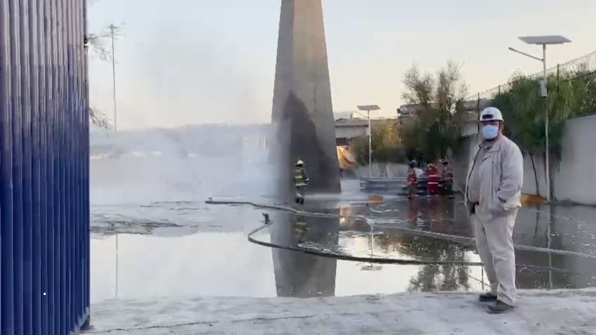 Reporte vial: Fuga de combustible complica circulación en Avenida Central