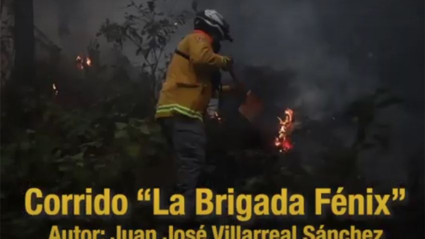 Con corrido norteño, ‘El Bronco’ agradece a Brigada Fénix por combatir incendio en Nuevo León: VIDEO