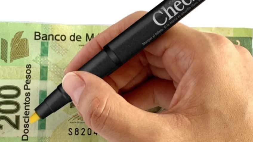 Marcadores para detectar BILLETES falsos no son confiables; te decimos cómo identificar uno real